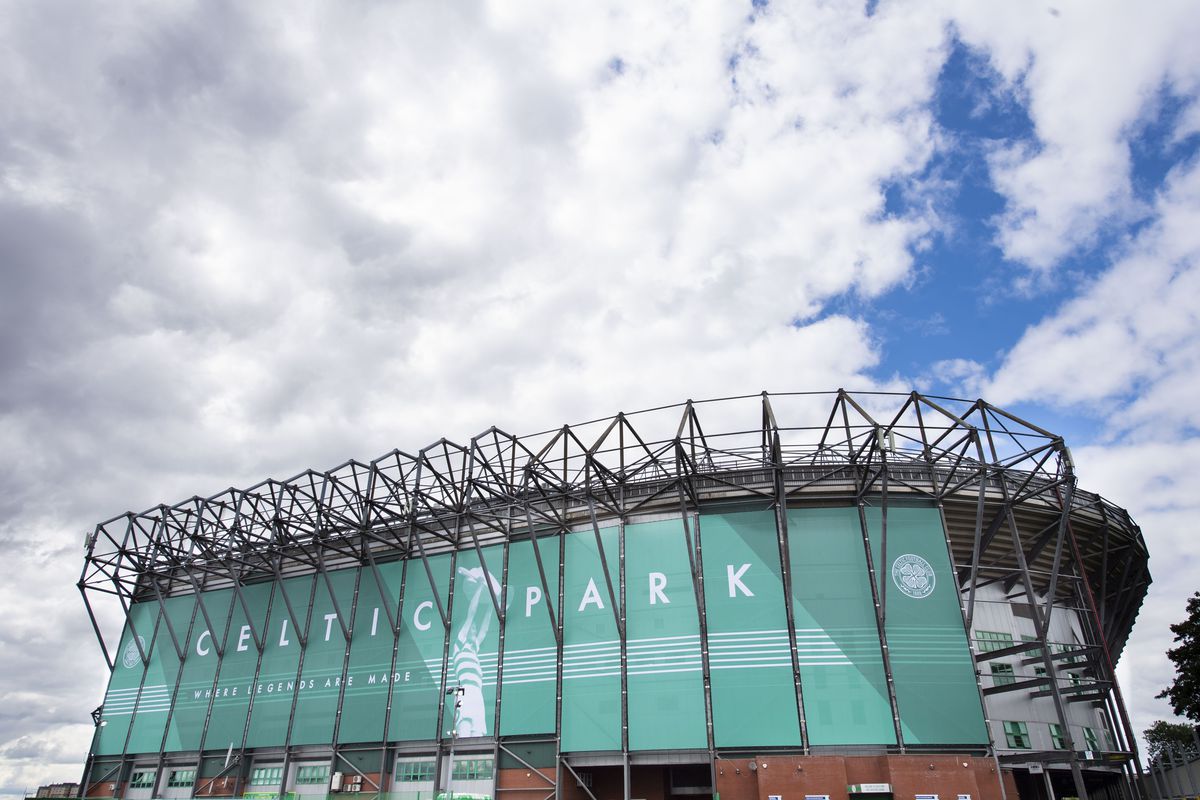 Celtic Park’s new banners...